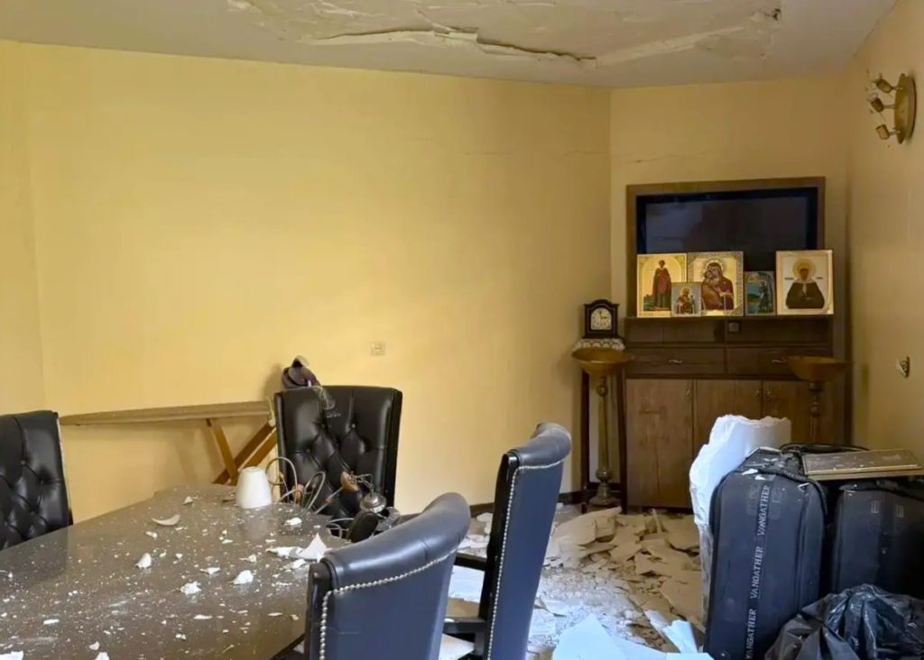 Ζημιές από θραύσματα πυραύλου υπέστη ο Ρωσικός ναός στην Τεχεράνη