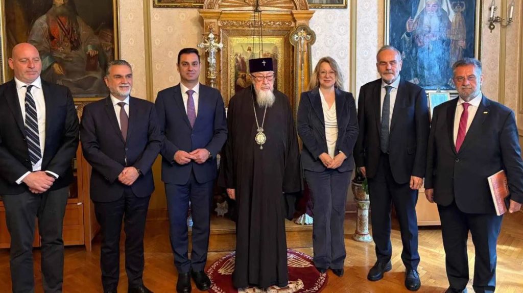 Αντιπροσωπεία Ελλήνων Βουλευτών επισκέφθηκε τον Μητροπολίτη Βαρσοβίας Σάββα