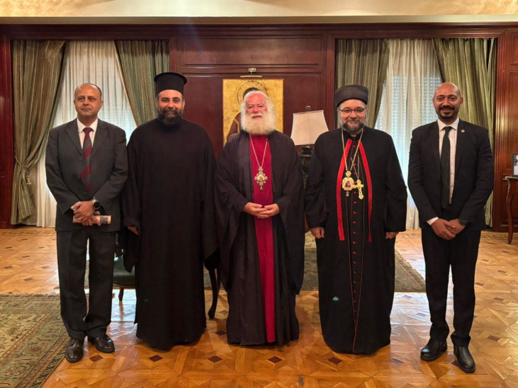 Συνάντηση του Πατριάρχη Αλεξανδρείας με τον Αιγύπτιο Χωρεπίσκοπο Χαλδαίων- “Μόνη πηγή ελπίδας στις σύγχρονες δοκιμασίες το Φως της Αναστάσεως”