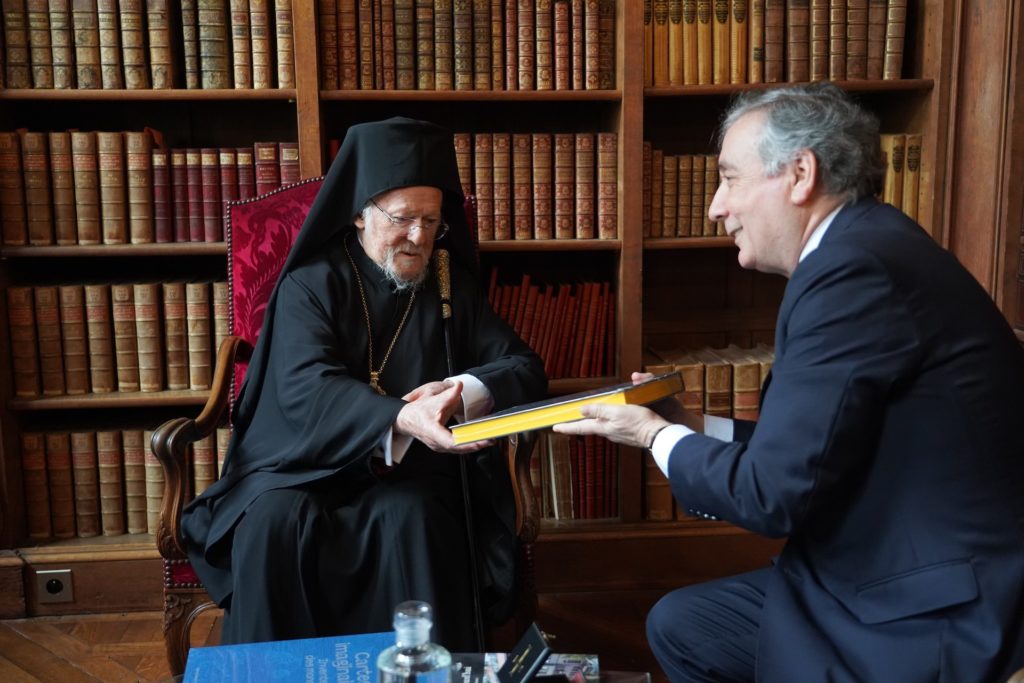 Ο Οικουμενικός Πατριάρχης στην Εθνική Βιβλιοθήκη της Γαλλίας