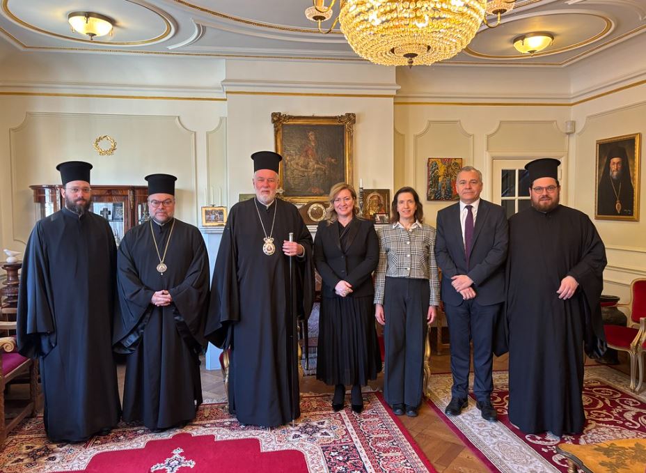Η Γενική Γραμματέας Αποδήμου Ελληνισμού στον Μητροπολίτη Βελγίου