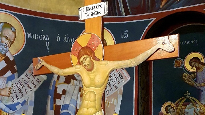 Ο Εσταυρωμένος του Φώτη Κόντογλου, μια εικόνα ευλάβειας και πίστης στην παλιά πόλη της Ξάνθης