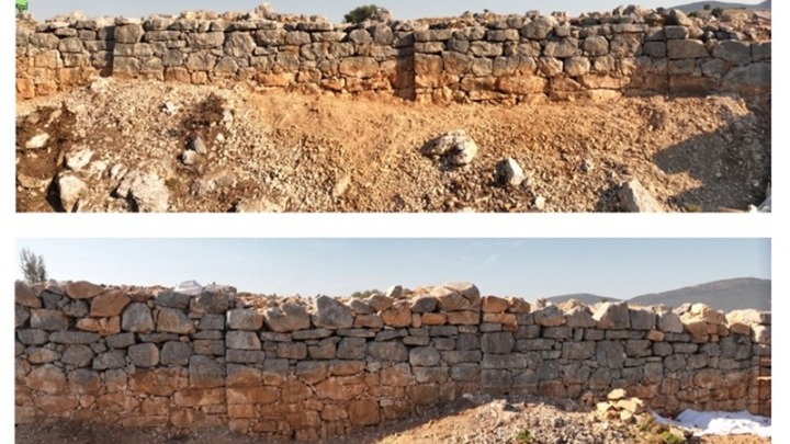 Αποκαταστάθηκαν η νότια Πύλη της μυκηναϊκής ακρόπολης του Γλα και μέρος του κυκλώπειου τείχους της