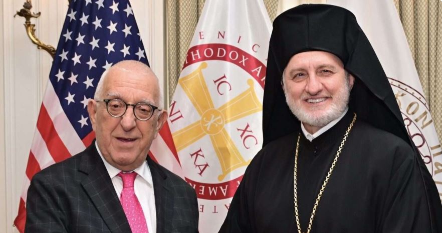 Speaker of the Hellenic Parliament visits the Archdiocese ahead of parade