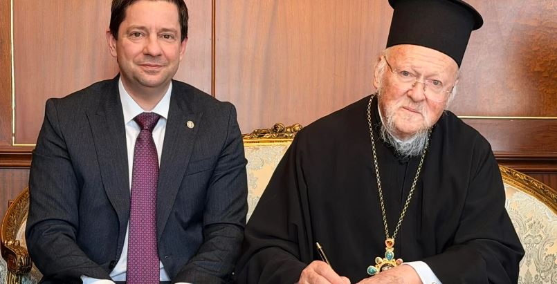 Honorary Participation of the Ecumenical Patriarch in the Establishment of the Association of Alumni and Friends of the National and Kapodistrian University of Athens