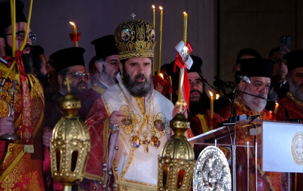 Shërbesa madhështore e së Dielës së Madhe të Shenjtë të Pashkës, Ngjalljes së Jisu Krishtit, e drejtuar nga Fortlumturia e Tij, Joani, Kryepiskop i Tiranës, Durrësit dhe i Gjithë Shqipërisë