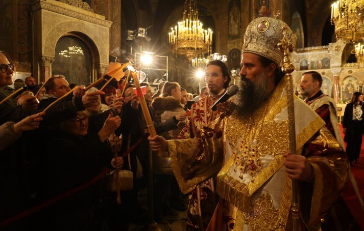 Българският патриарх Даниил възглави тържествената света Литургия за Възкресение Христово в ПКСХП „Св. Александър Невски“