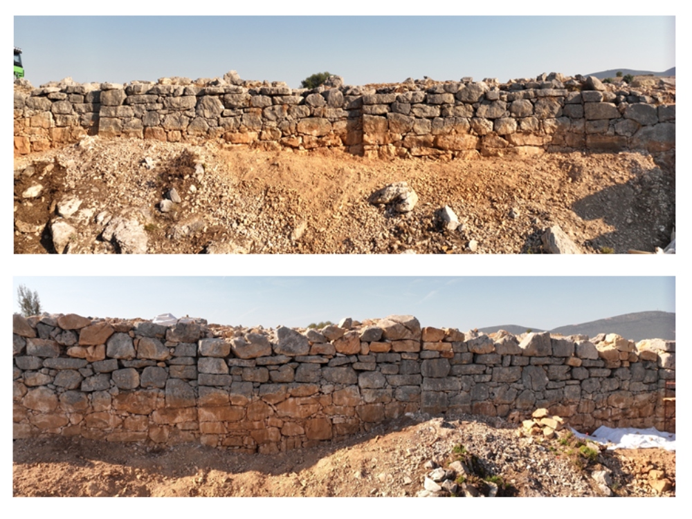 Αποκαταστάθηκαν η Νότια Πύλη της μυκηναϊκής ακρόπολης του Γλα και μέρος του κυκλώπειου τείχους της