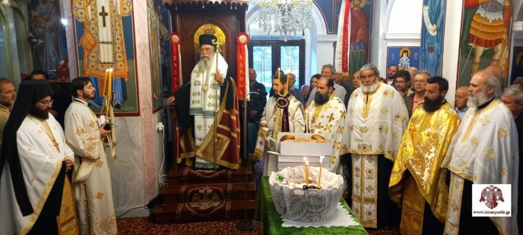 Πανηγυρικός Αρχιερατικός Εσπερινός για την Παναγία Κουλεντιανή στη Μονεμβασιά