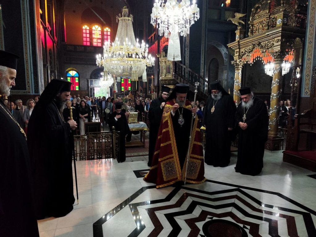 Πανηγυρικός Εσπερινός των Αγίων Κωνσταντίνου και Ελένης στην Καρδίτσα