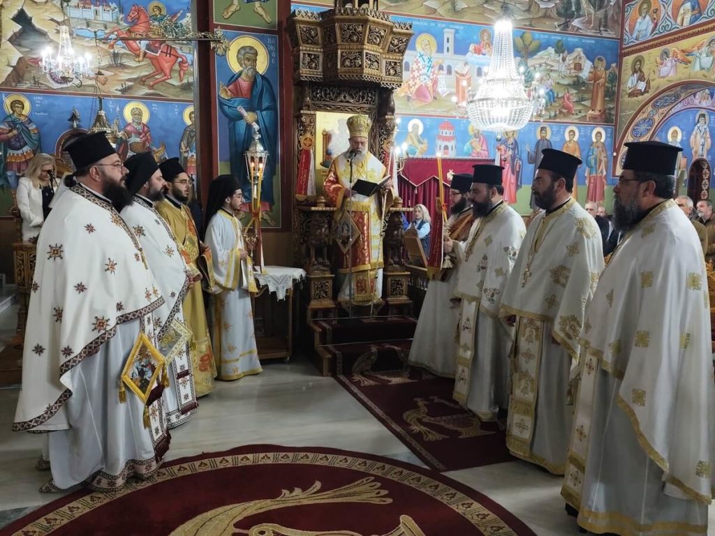 Ιερά Αγρυπνία για την Απόδοση του Πάσχα στην Αγία Παρασκευή Φαρσάλων