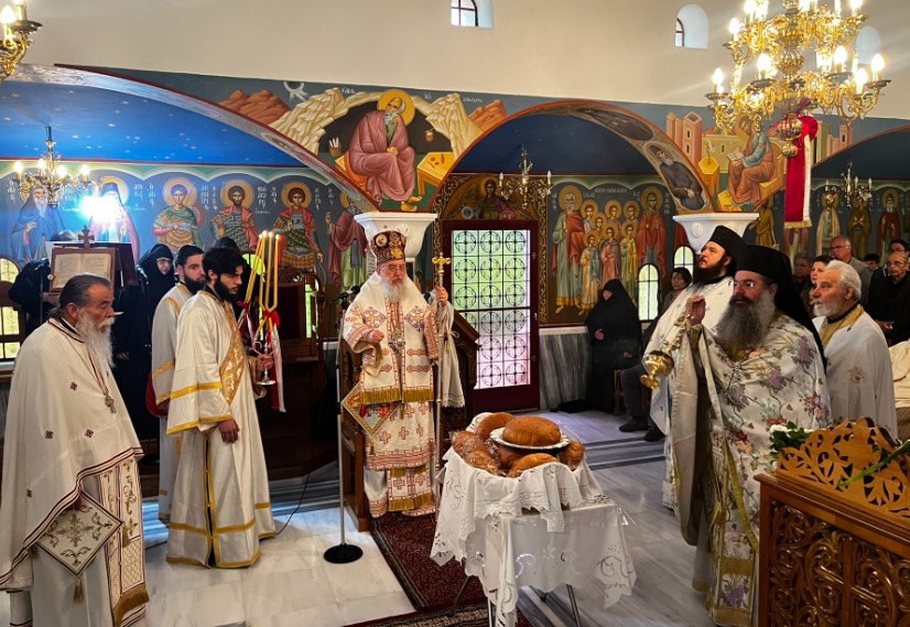 Η εορτή της Οσίας Ισιδώρας της διά Χριστόν σαλής στην Ιερά Μονή Εισοδίων της Θεοτόκου Μαρκοπούλου Ωρωπού
