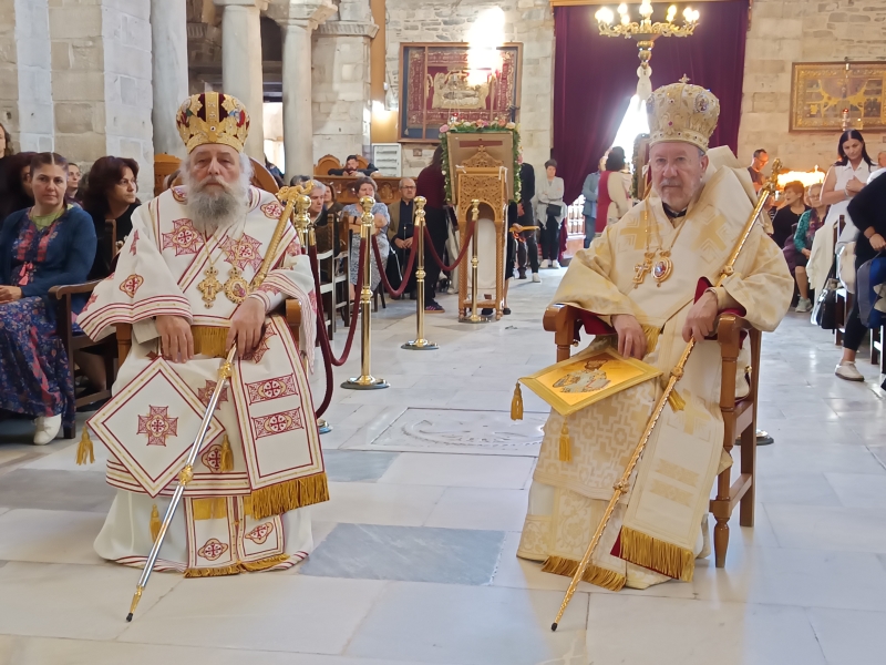 Η Ανάληψη του Κυρίου στο Ιερό Προσκύνημα Παναγίας Εκατονταπυλιανής Πάρου