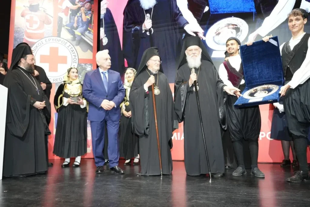 Hellenic Red Cross honoured Ecumenical Patriarch Bartholomew