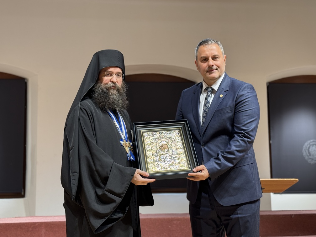Επίτιμος Δημότης Μεσολογγίου ο Πρωτεπιστάτης του Αγίου Όρους Γέροντας Αβραάμ Λαυριώτης
