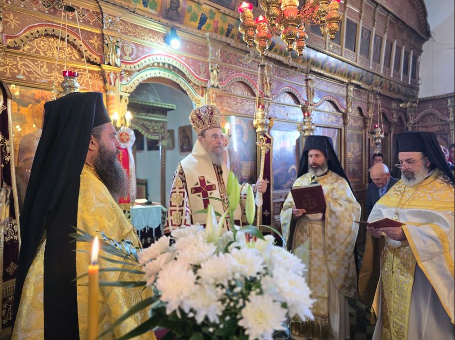 Στον Άγιο Γεώργιο Μελισσουργού ο Μητροπολίτης Ιερισσού Θεόκλητος