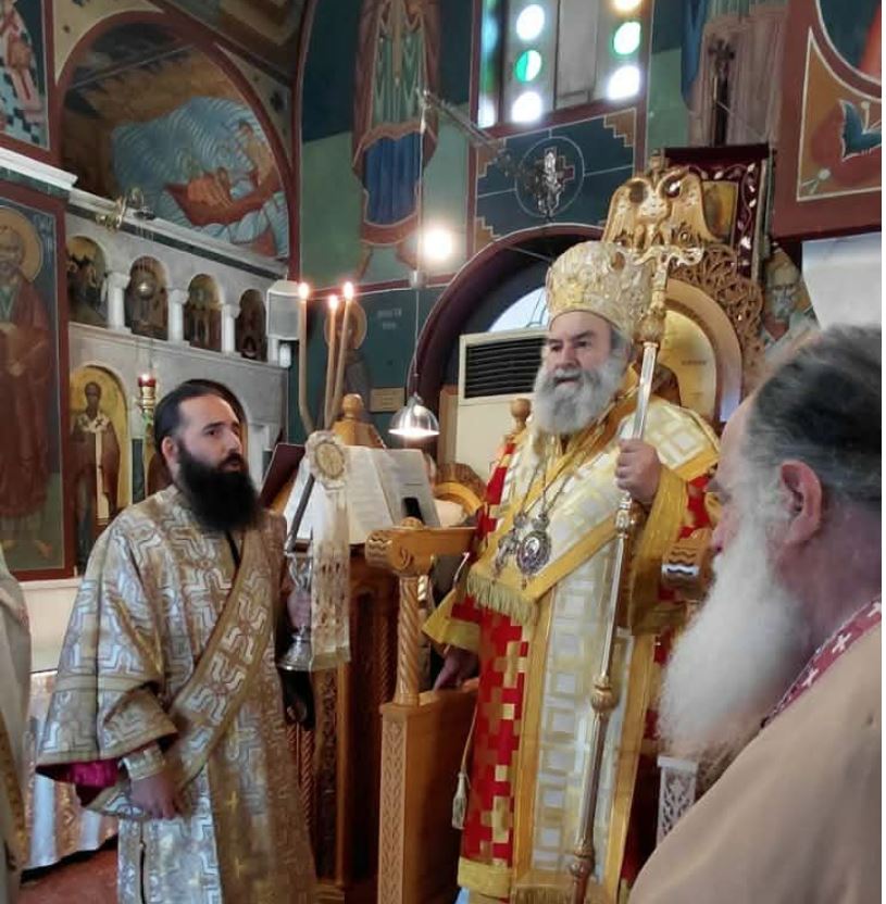 Ο Μητροπολίτης Μάνης στον Άγιο Χριστοφόρο Πικερμίου