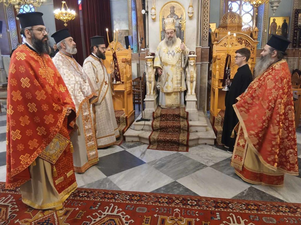 Η εορτή του Αγίου Ιεροεθνομάρτυρος Πλάτωνος Μητροπολίτου Χίου