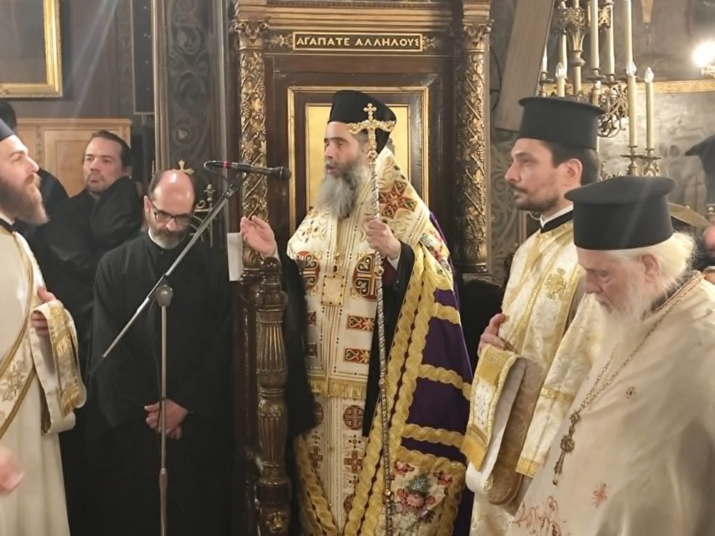 Κατανυκτική προσευχή για την Μεγαλομάρτυρα Αγία Ειρήνη, στον ομώνυμο ναό της Αιόλου, χοροστατούντος του Επισκόπου Χριστουπόλεως Βαρνάβα
