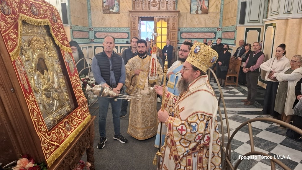 Πέμπτη ημέρα του προσκυνήματος της Υπεραγίας Θεοτόκου «Άξιον Εστί» στην Ι.Π. Μεσολογγίου