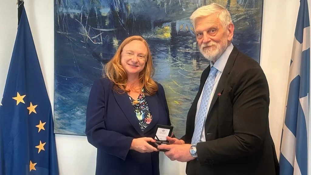 Meeting of the Deputy Minister of Foreign Affairs of Greece with the Ambassador of Australia