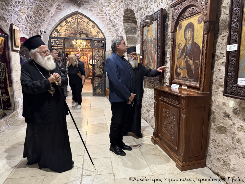 Επίσκεψη του Αρχηγού ΓΕΑ στην Ιερά Μονή Τοπλού