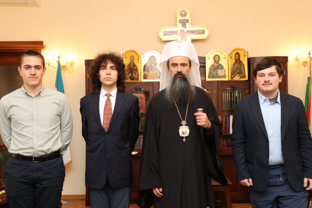 Ο Πατριάρχης Βουλγαρίας υποδέχτηκε μαθητές με διεθνείς διακρίσεις