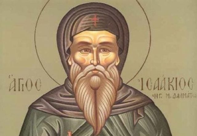 30 Μαΐου: Εορτάζει ο Άγιος Ισαάκιος Δαλμάτων ο Ομολογητής