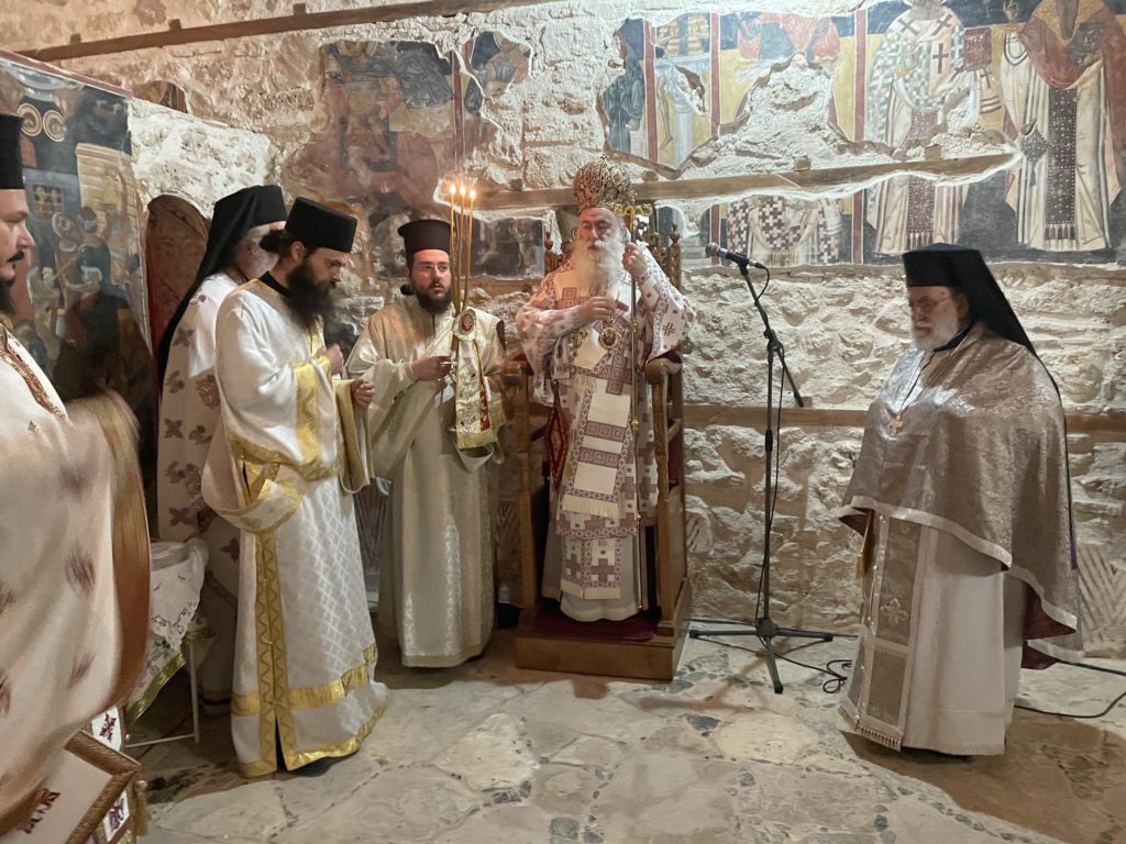 Αρχιερατική Θεία Λειτουργία στην Ιερά Μονή Κοιμήσεως της Θεοτόκου Πραθίου