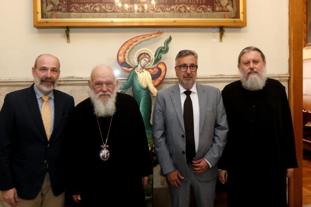 Συναντήσεις με εκπροσώπους της Αυτοδιοίκησης και της Παράδοσης είχε ο Αρχιεπίσκοπος Αθηνών