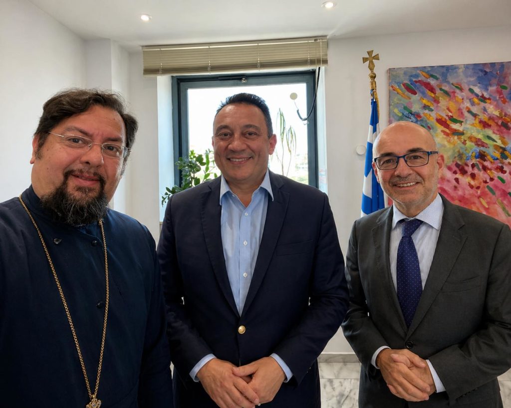 Συνάντηση Μητροπολίτη Μπουένος Άιρες με τον Υφυπουργό Παιδείας Κώστα Βλάση