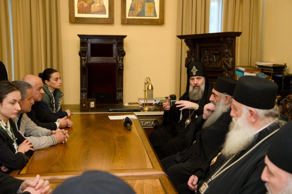 Συνάντηση του Πατριάρχη Γεωργίας με γονείς παιδιών με Σύνδρομο Down