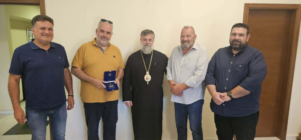 Συνάντηση Μητροπολίτη Κυδωνίας με την Ομοσπονδία Επαγγελματιών Βιοτεχνών Εμπόρων Νομού Χανίων