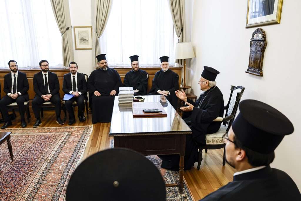 Phanar receives Archbishop Elpidophoros, HCHC seminarians