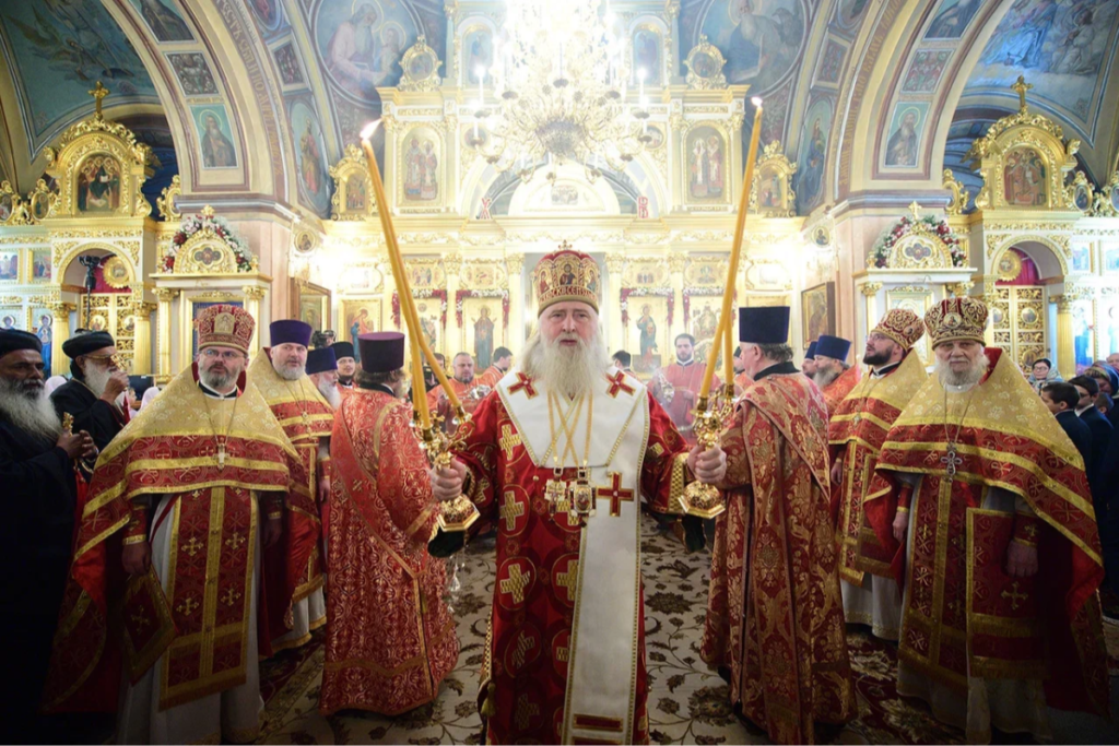 В день памяти блаженной Матроны Московской председатель Синодального отдела по монастырям и монашеству совершил Литургию в Покровском ставропигиальном монастыре