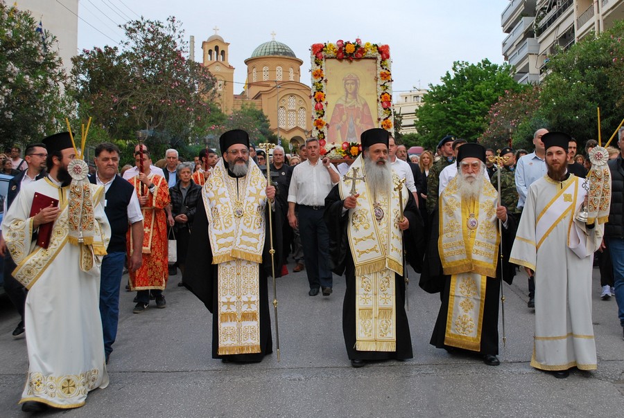 Μεθέορτος Εσπερινός και Λιτανεία Αγίας Φωτεινής στη Νέα Σμύρνη
