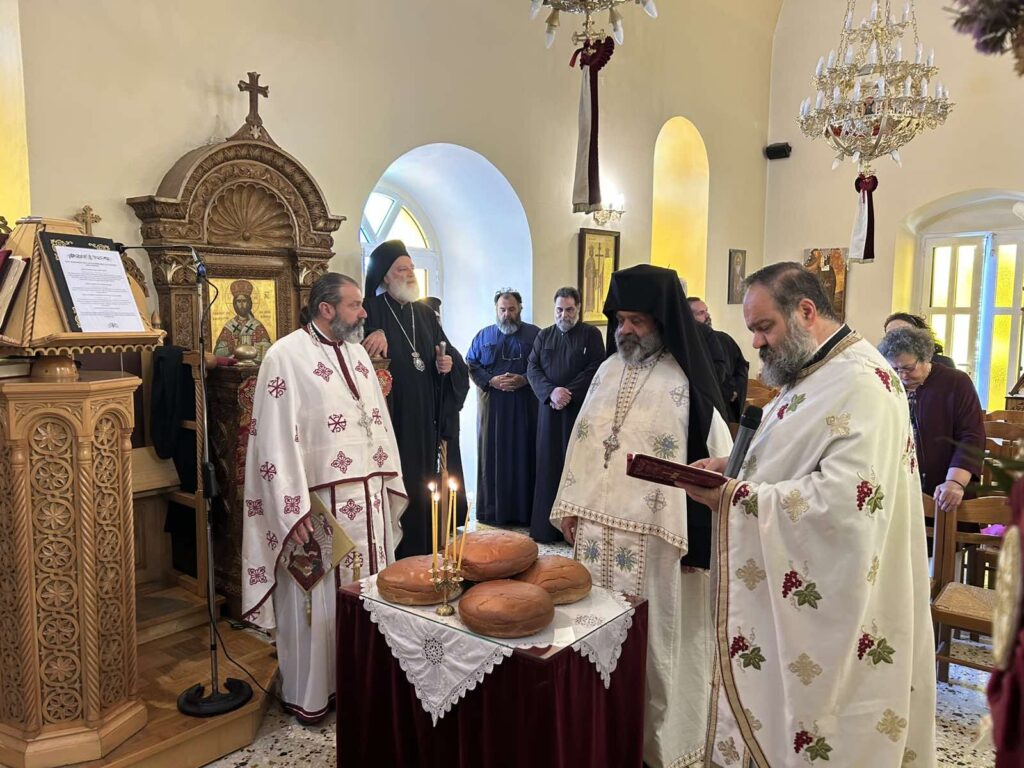 Η εορτή του Αγίου Επιφανίου Αρχιεπισκόπου Κύπρου στο Αρκαλοχώρι