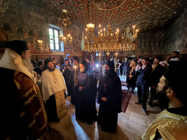 Κουρά μοναχού στην Ιερά Μονή Αγίων Πάντων Τριταίας Πατρών