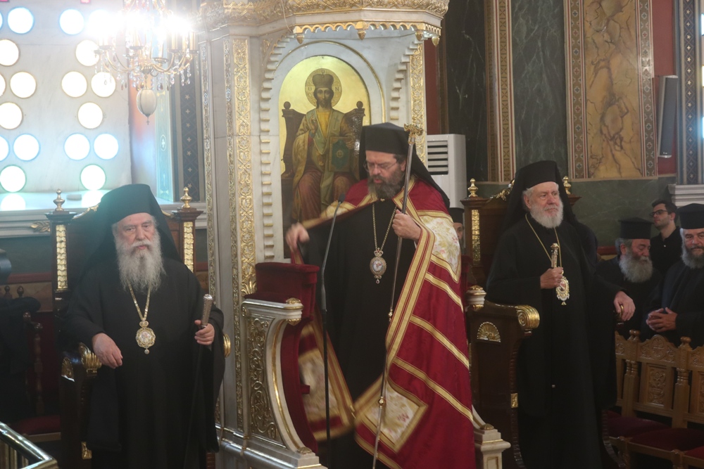 Ο Σύρου Δωρόθεος στα Ονομαστήρια του Μητροπολίτη Μαντινείας Επιφανίου