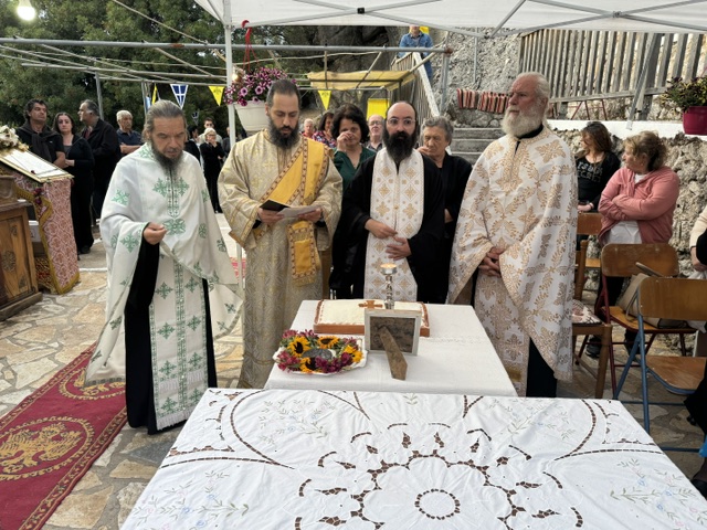 Εορτάστηκε η μνήμη των Αγίων 318 Θεοφόρων Πατέρων στην ομώνυμη Ιερά Μονή στον Αλέξανδρο Λευκάδος