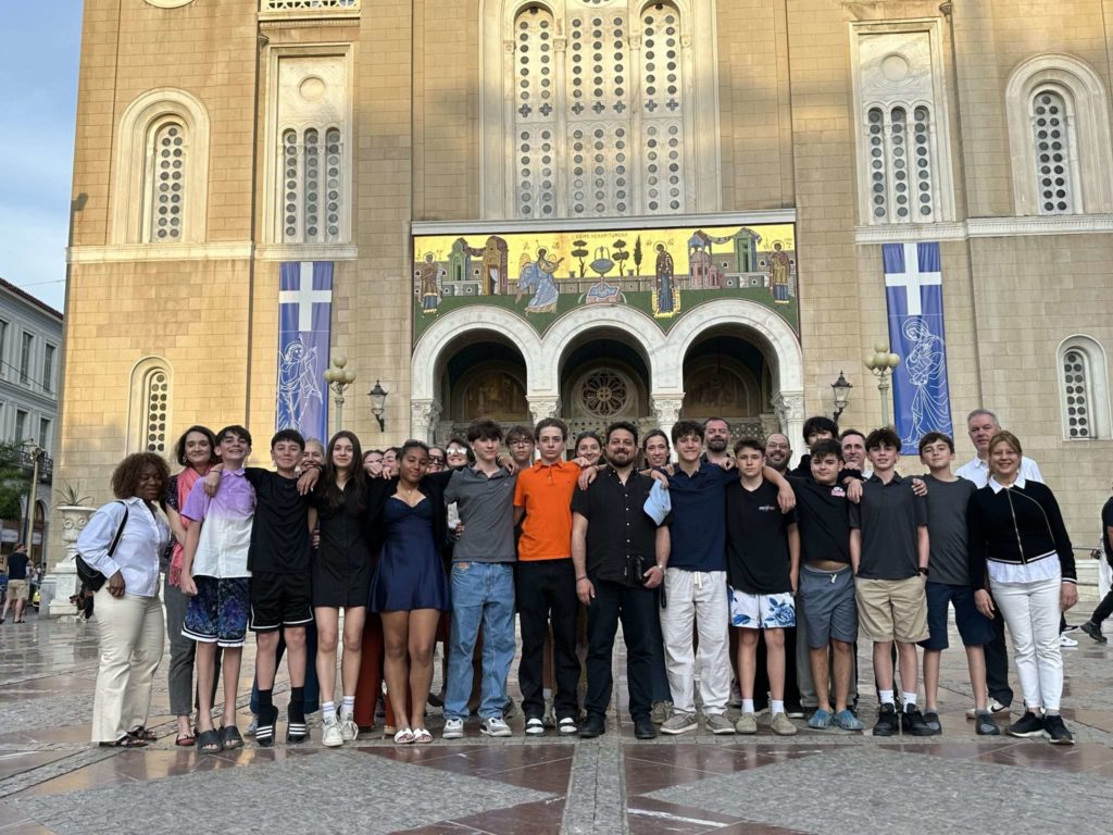 A. Fantis students take educational pilgrimage to Greece