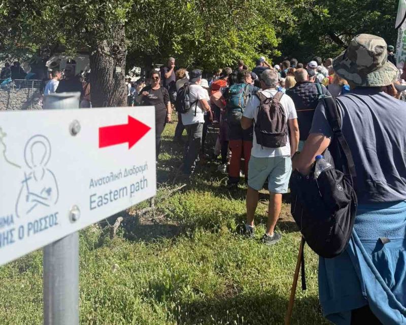 Περισσότεροι από 2.500 πεζοπόροι προσκυνητές στον Όσιο Ιωάννη τον Ρώσο
