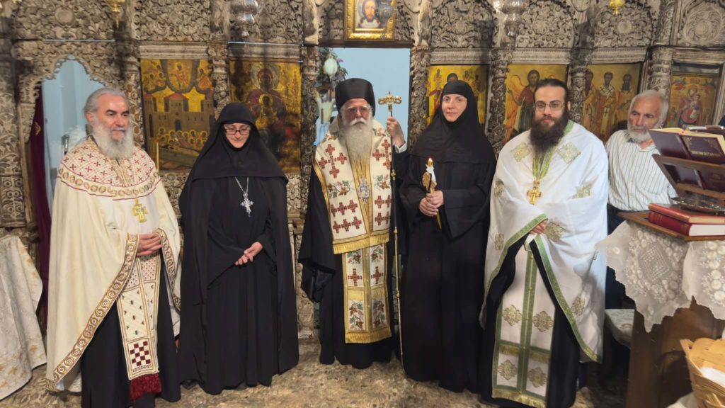 Δημητριάδος Ιγνάτιος: «Η Εκκλησία έχει ως πεμπτουσία την ενότητα» – Ρασοφορία νέας Μοναχής στην Μονή Παναγίας Λαμπηδόνος