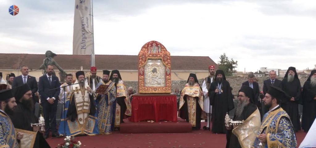 Η Υποδοχή της Ιεράς Εικόνας της Παναγίας “Άξιον Εστί” στην πόλη του Μεσολογγίου (ΒΙΝΤΕΟ)