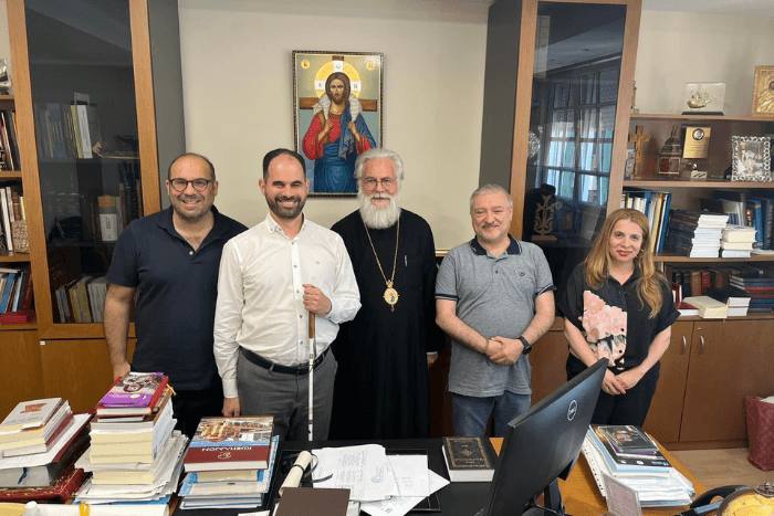 Συνάντηση του Σωματείου Εργαζομένων Κέντρων Πρόληψης με τον Μητροπολίτη Ιλίου