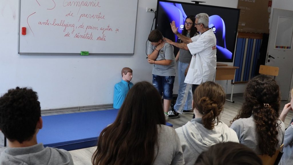 Acțiune de prevenție și educație sanitară pentru elevii unei școli ilfovene