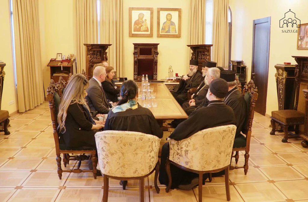 ამერიკის შეერთებული შტატების სახელმწიფო დეპარტამენტის წარმომადგენლები საპატრიარქოს ეწვივნენ