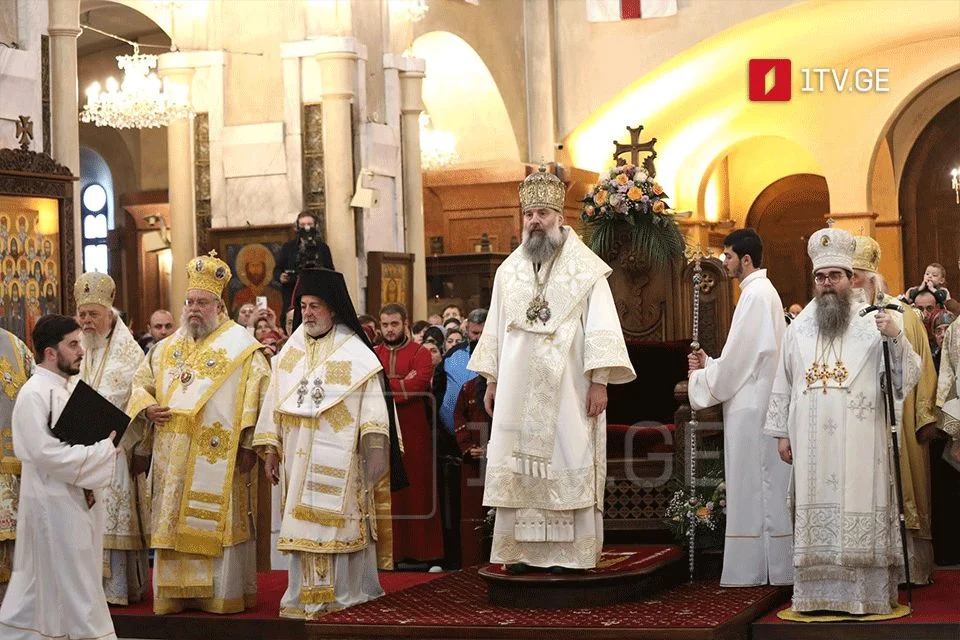 Archbishop of Thyateira and Great Britain’s address to the New Patriarch of Georgia
