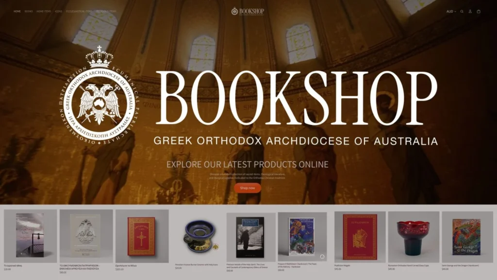 Η Αρχιεπισκοπή Αυστραλίας εγκαινιάζει το ανανεωμένο ηλεκτρονικό βιβλιοπωλείο της