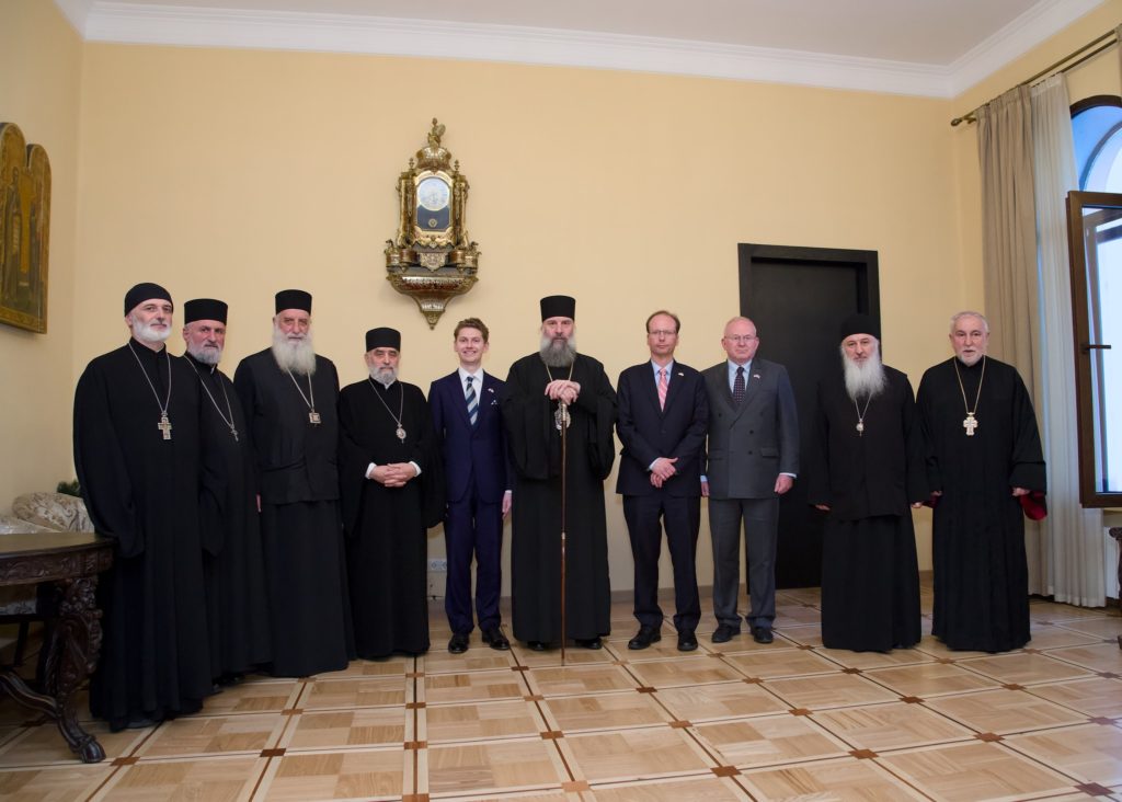 Αντιπροσωπεία του ΥΠΕΞ των ΗΠΑ στον Πατριάρχη Γεωργίας